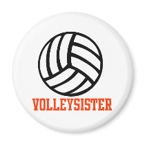 VolleyChick Family Intermural Fridge Magnet