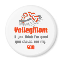 VolleyChick Family You should see m/Son Fridge Magnets