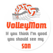 VolleyChick Family You should see Mom/Son Sticker