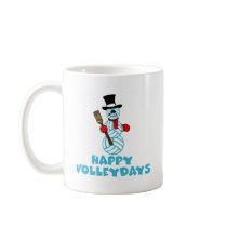 VolleyChick Happy Volleydays Mugs