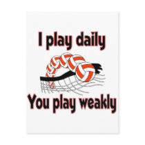 VolleyChick I play Daily Postcard