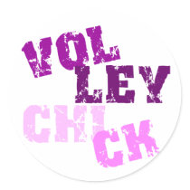 VolleyChick Krakked Sticker