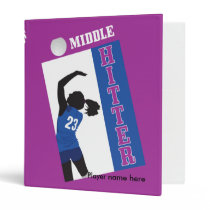 VolleyChick Middle Hitter Binder binders