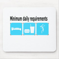 VolleyChick Minimum Daily Requirements Mousepads