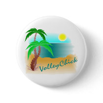 VolleyChick Oasis Pin