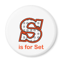 VolleyChick S is for Set Magnets