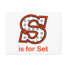 VolleyChick S is for Set Post Cards