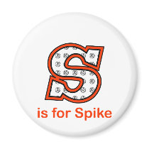 VolleyChick S is for Spike Fridge Magnet