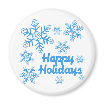 VolleyChick Snowflake Magnet