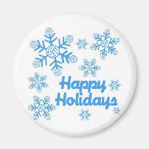 VolleyChick Snowflake Magnet