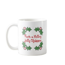 VolleyChick Volley Jolly Christmas Coffee Mugs