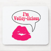 VolleyChick Volley-licious Mouse Pad