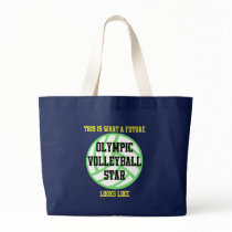 VolleyChick VolleyBaby Future Olympic Volleyball Canvas Bags