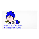 VolleyChick VolleyBaby Which way? photo cards
