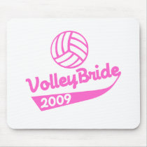 VolleyChick VolleyBride Mouse Pad