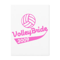 VolleyChick VolleyBride Post Card