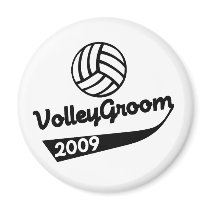VolleyChick VolleyGroom Fridge Magnets