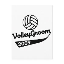 VolleyChick VolleyGroom Post Card