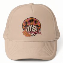 VolleyChickPalmBeach Trucker Hats
