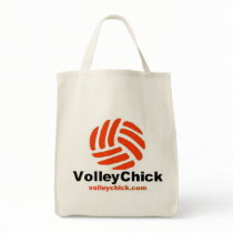 VolleyChick's Logo Tote Bag