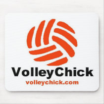 VolleyChick's Logo Mouse Pads