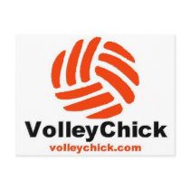 VolleyChick's Logo Post Card