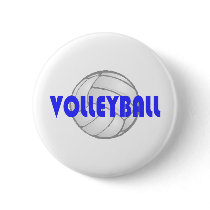 VolleyChick's LPS Pinback Button