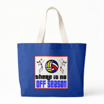 VolleyChick's No Off Season Tote Bag