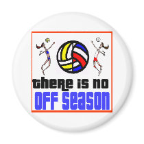 VolleyChick's No Off Season Magnets