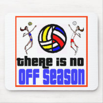 VolleyChick's No Off Season Mouse Pads