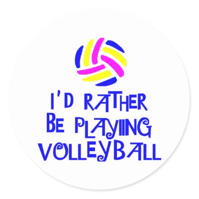 VolleyChick&#39;s Rather Stickers