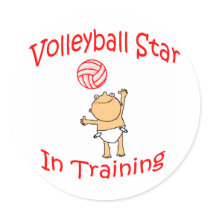 VolleyChick's VolleyBaby Sticker