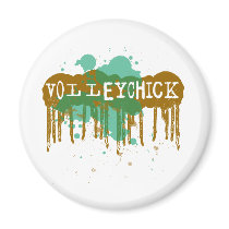 VolleyChickSplatta Magnet