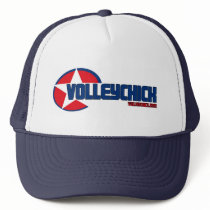 VolleyChickStar Trucker Hats
