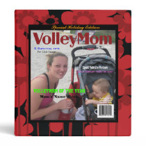 VolleyMom Custom Magazine Cover Binder binders