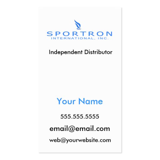 Volt Lightning Biz Card Business Card Templates (back side)