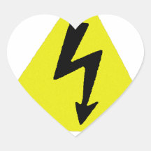 voltage heart stickers