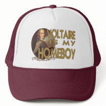 Voltaire Is My Homeboy hats