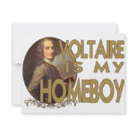 Voltaire Is My Homeboy Personalized Invitation