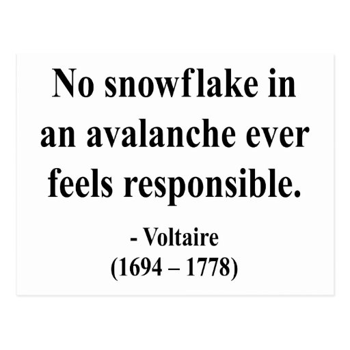 Voltaire Quote 6a Post Cards