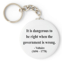 Voltaire Quote 7a keychains