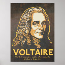 Voltaire Quote Print
