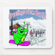 Volts Dragon Skiing mousepads by klclewis Volts Dragon Skiing mousepads
