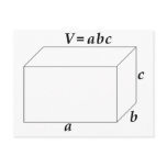 Volume of a Rectangular Prism Post Card