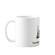 Volume Up, Stress Down. Coffee Mug