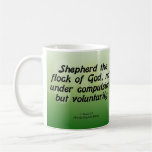 Voluntary Service 1 Peter 5-2 Coffee Mug