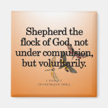 Voluntary Service 1 Peter 5-2 Magnets