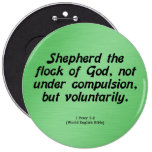 Voluntary Service 1 Peter 5-2 Pins