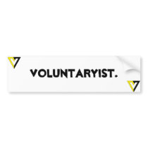 Voluntaryist. Bumper Sticker