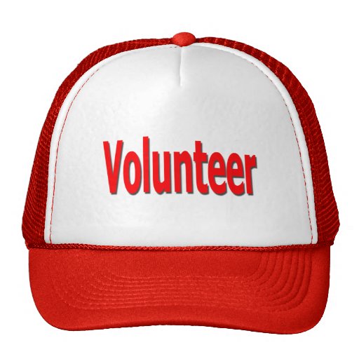 volunteer cap trucker hat Zazzle